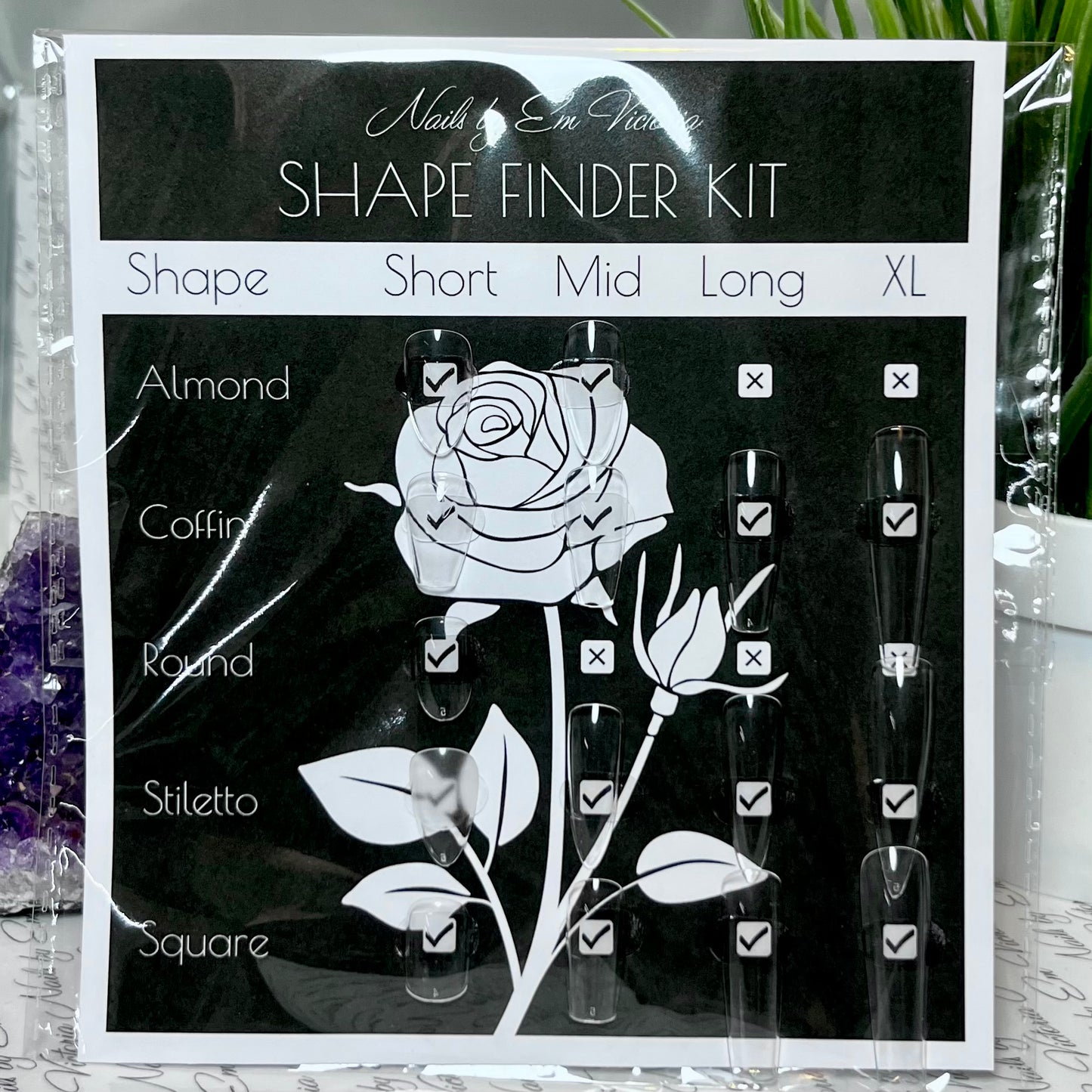 Shape Finder Kit - Press On Nails