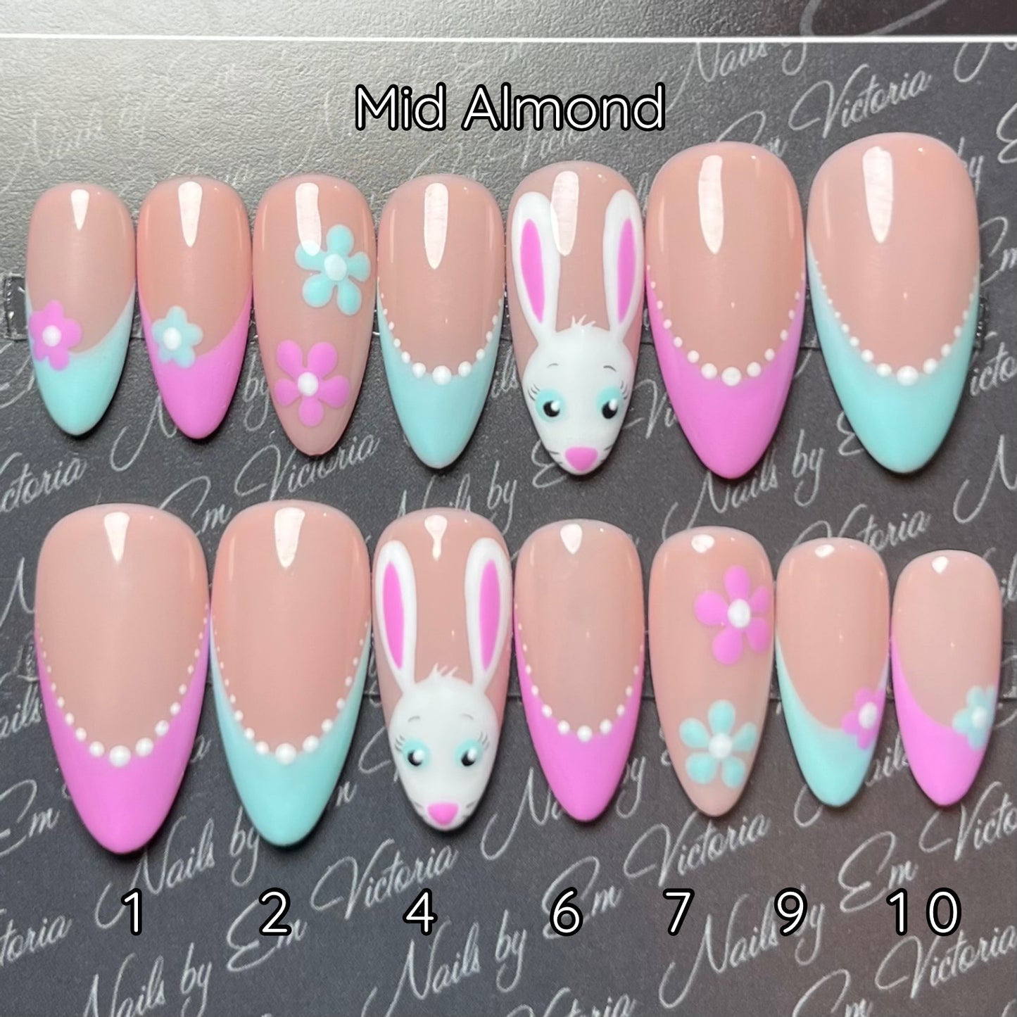 Cute Easter Bunny Mid Almond