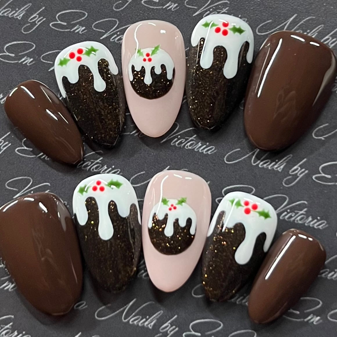 Christmas Pudding Short Almond