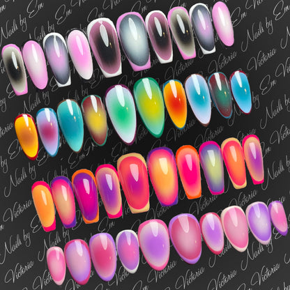 Framed Aura - Luxury Press On Gel Nails