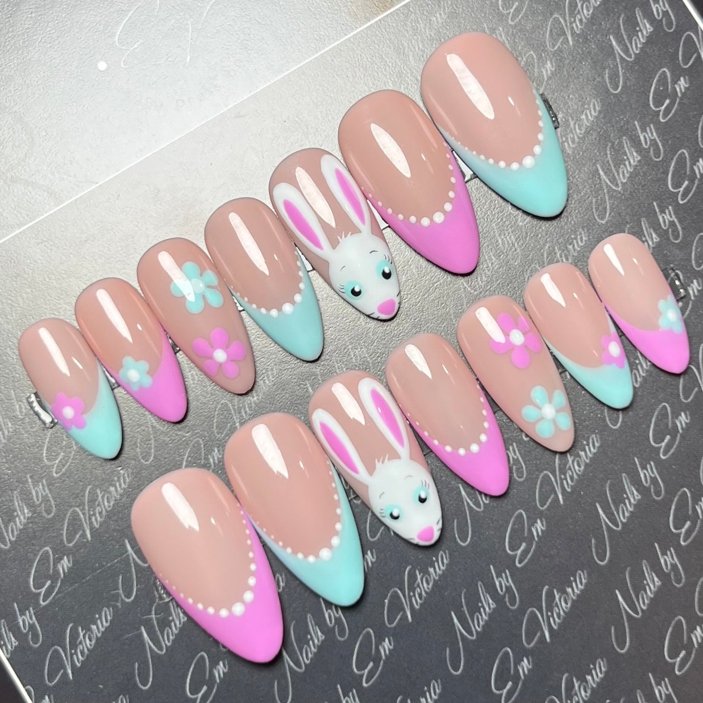 Cute Easter Bunny Mid Almond