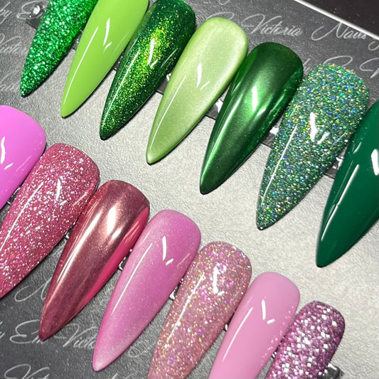 Wicked Colours Inspired Mixed Medium Long Stiletto