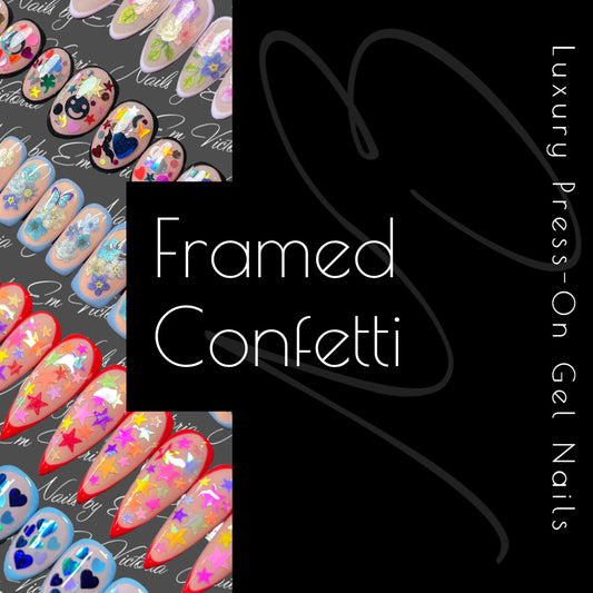 Framed Encapsulated Confetti