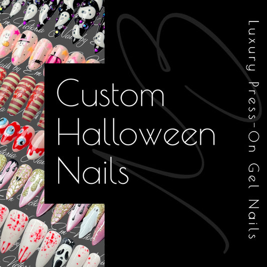Halloween Custom Nails